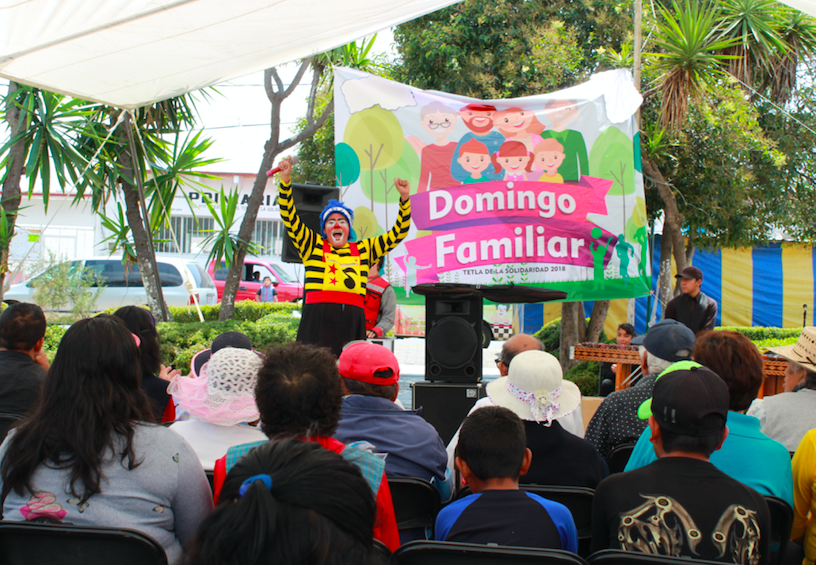 Continúan domingos familiares en Tetla